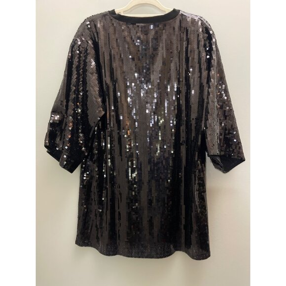 Black Sequin "Its My Birthday" Dress By Jainmy Martinez - Picture 6 of 6